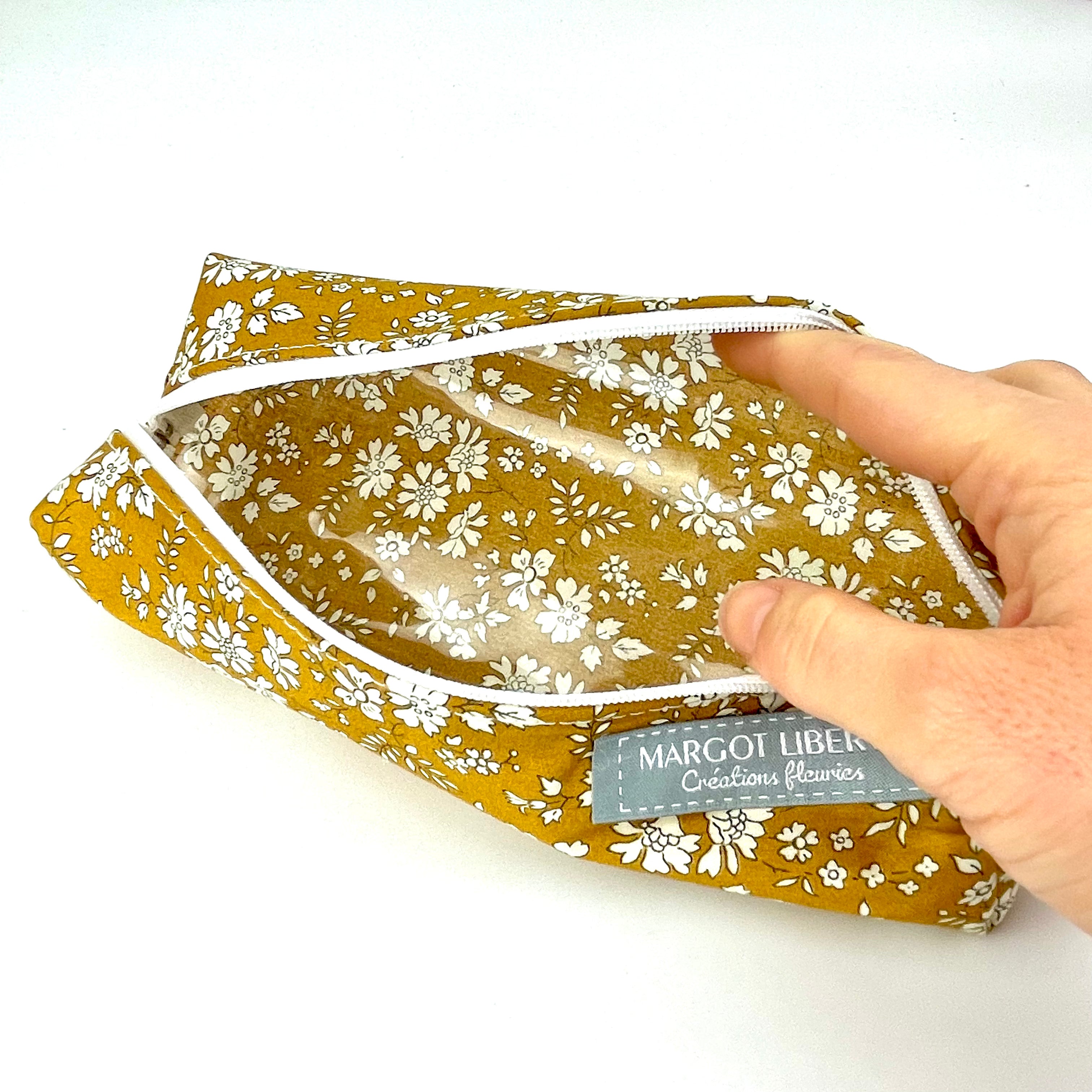 Trousse Liberty "Capel moutarde"