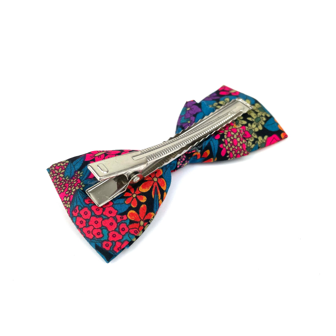 Grande Barrette Liberty "Ciara pétrole"