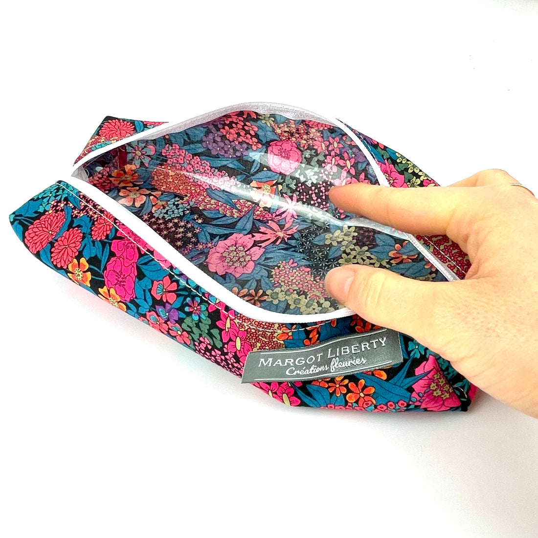 Trousse Liberty "Ciara pétrole"