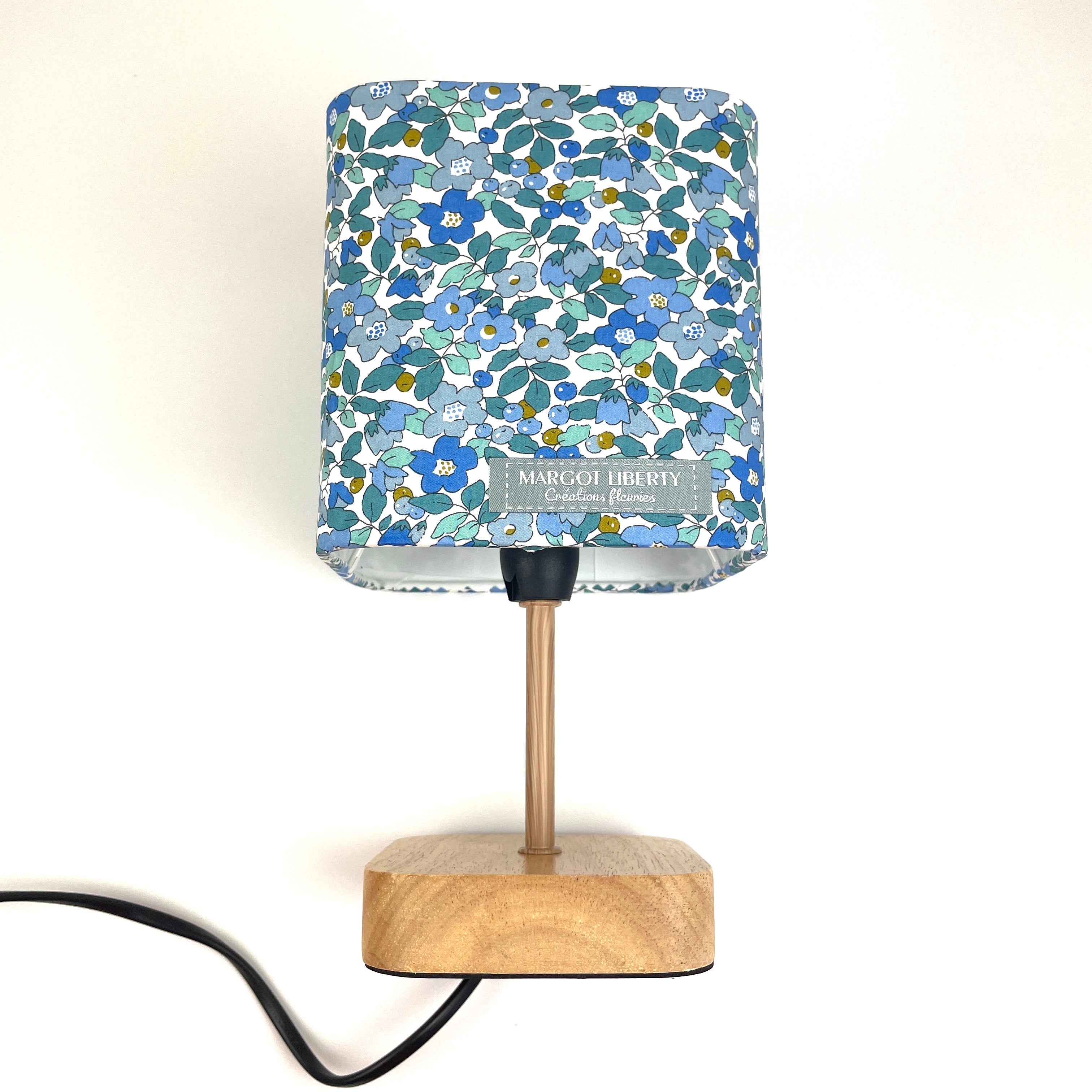 Lampe Liberty "Betsy Berry Bleu Denim"