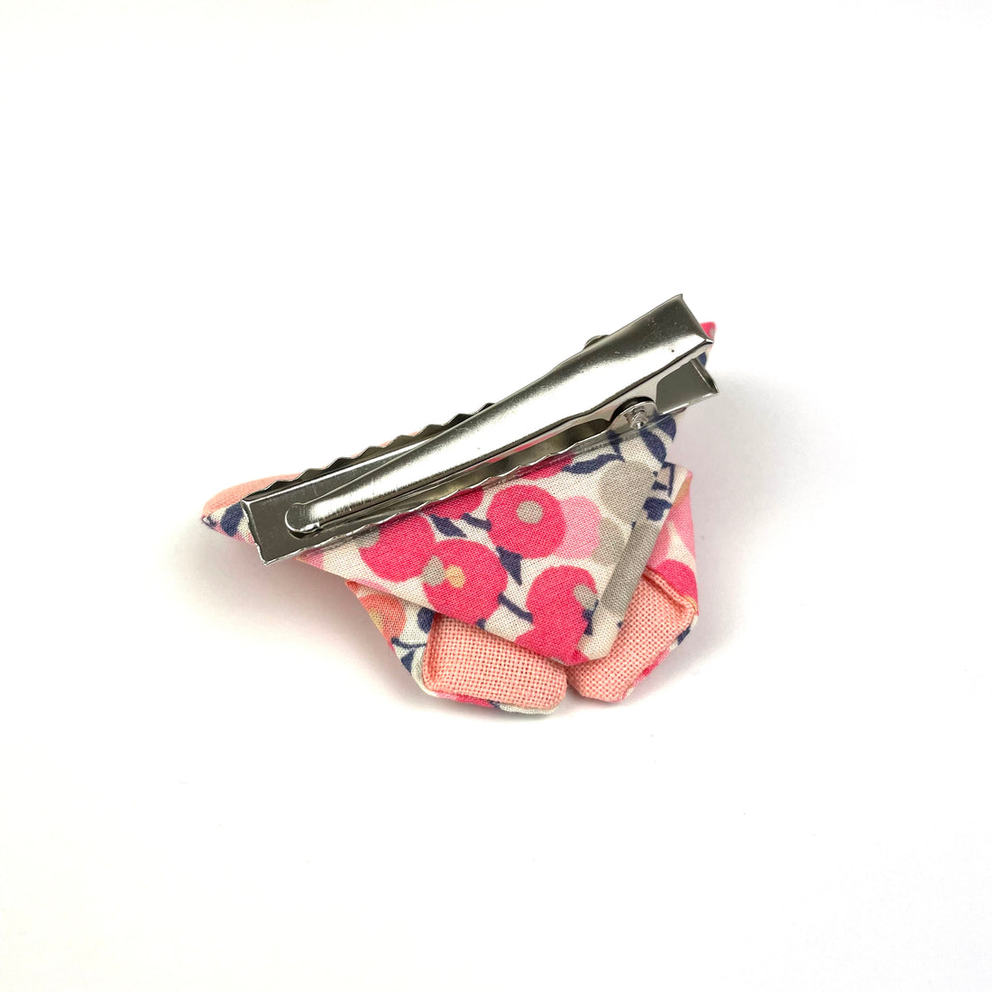 Barrette papillon Liberty "Witlshire Pois de senteur"