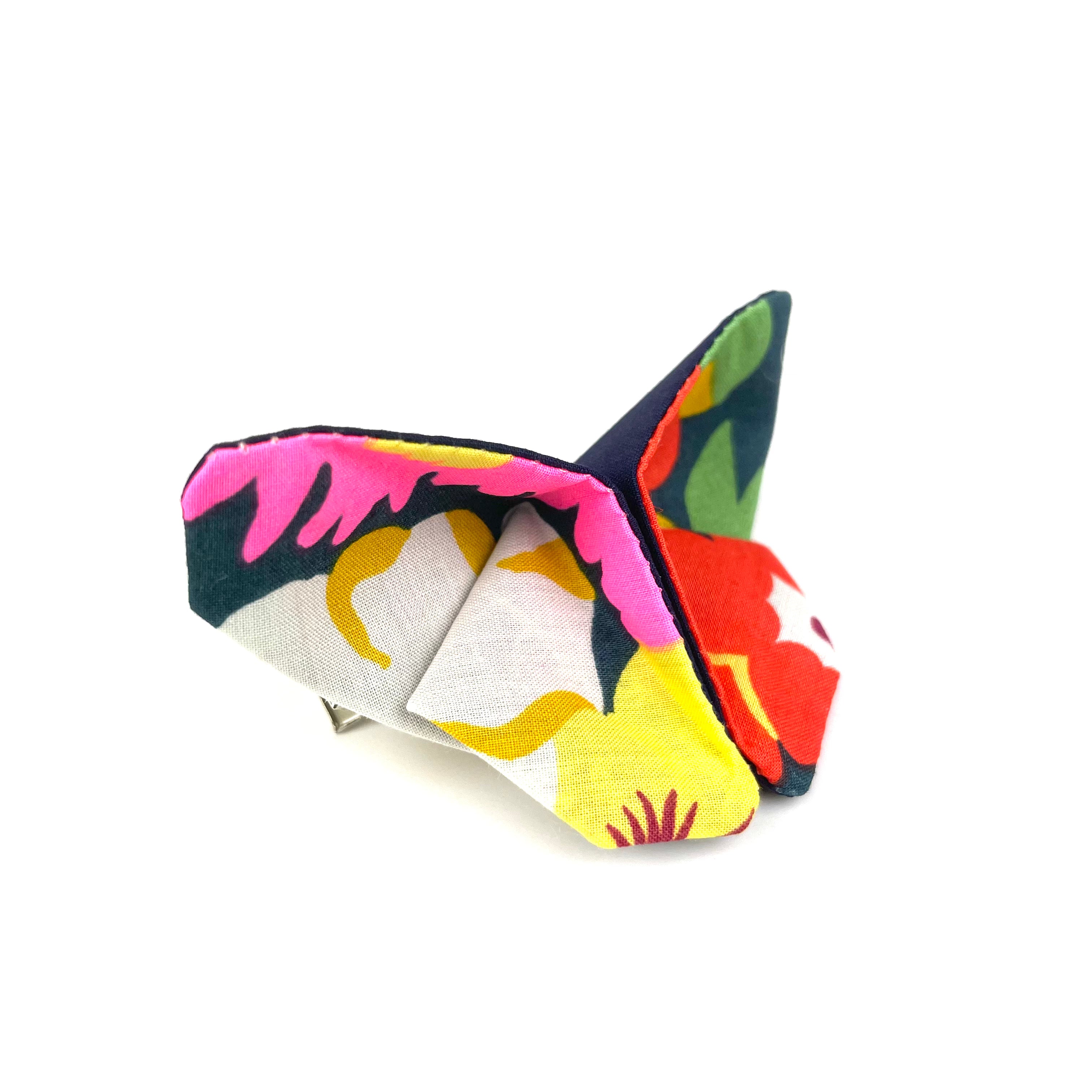 Barrette papillon Liberty "Thorpe Fulo rose"