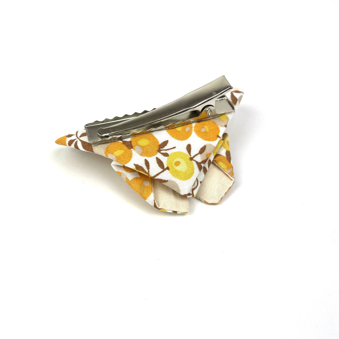 Barrette papillon Liberty "Wiltshire Tournesol"