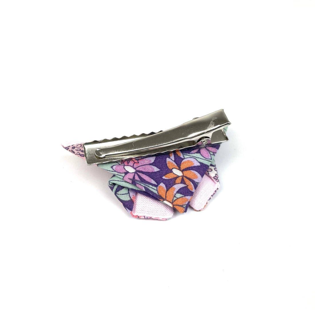 Barrette papillon Liberty "Ciara Orchidée"