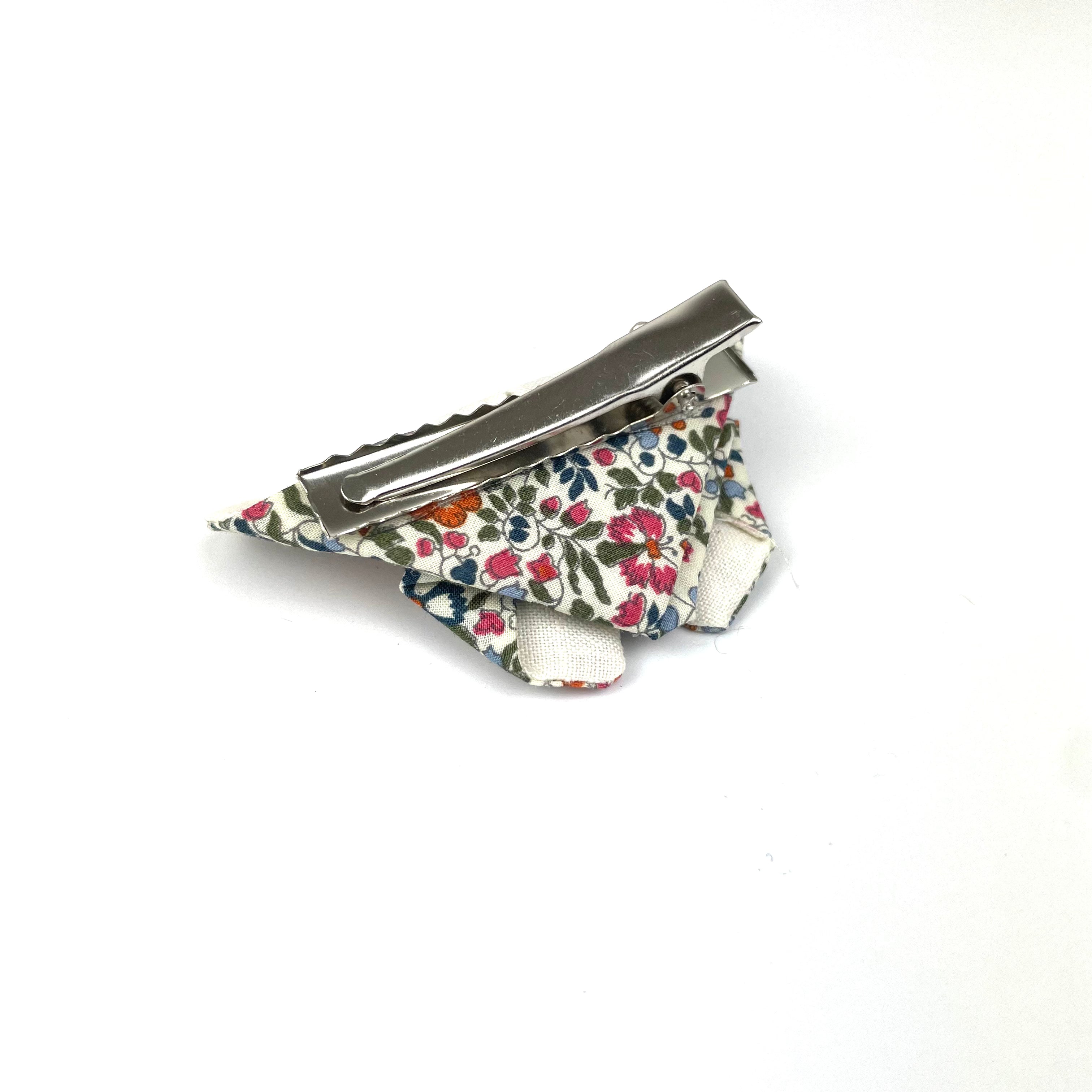 Barrette papillon Liberty "Katie and Millie bistre"