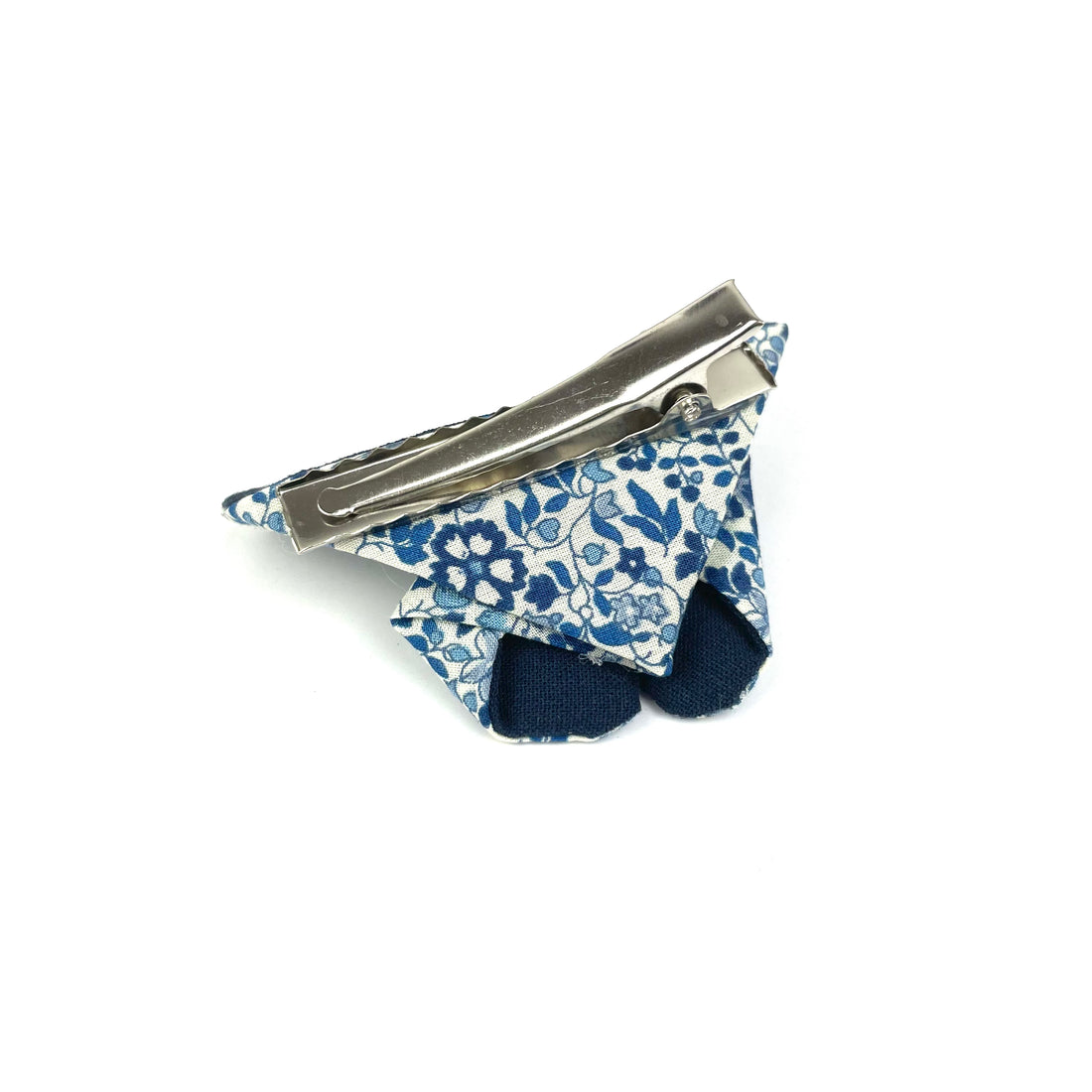 Barrette papillon Liberty "Katie and Millie bleu"