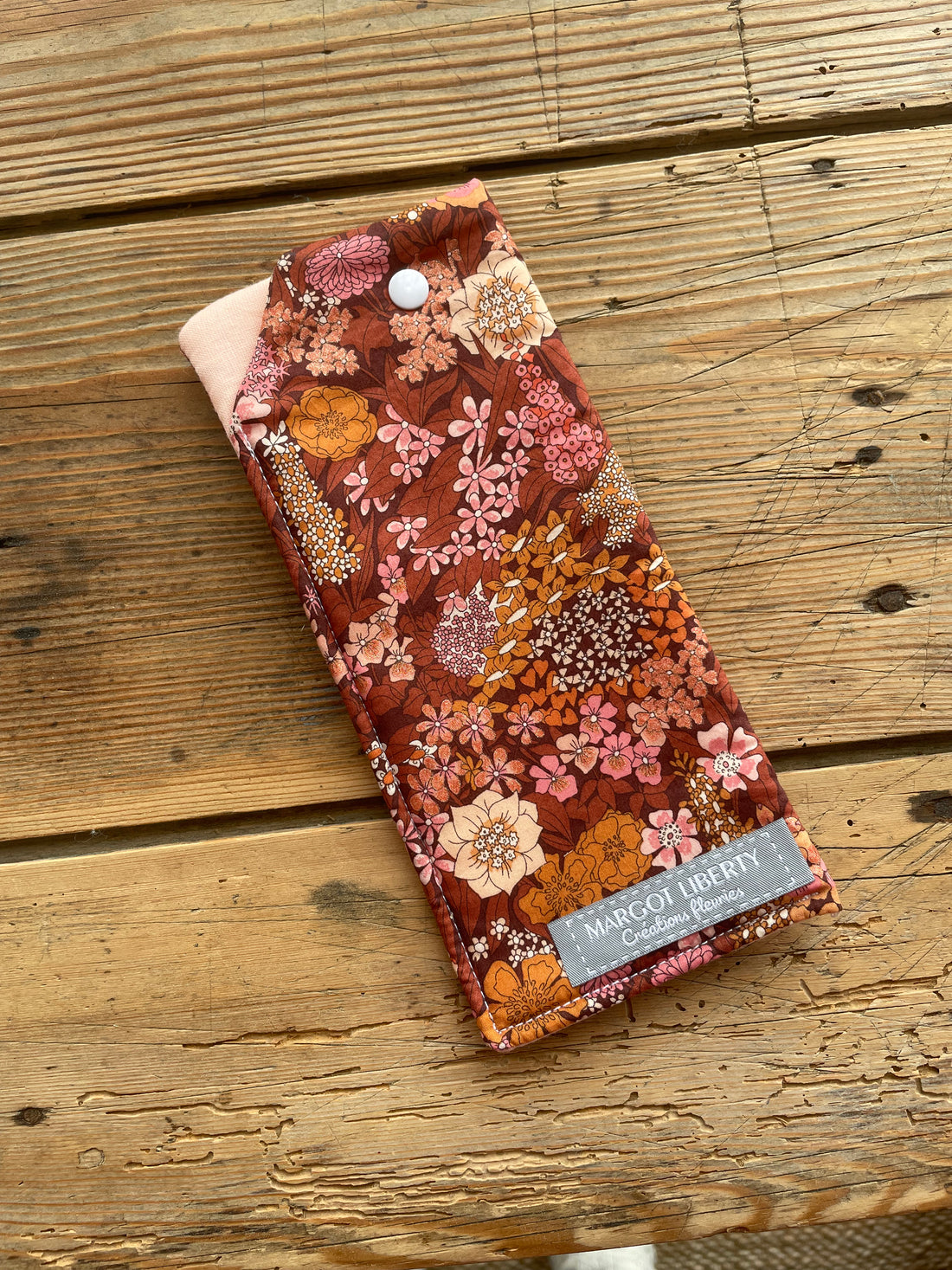 Etui à lunette Liberty Ciara fauve