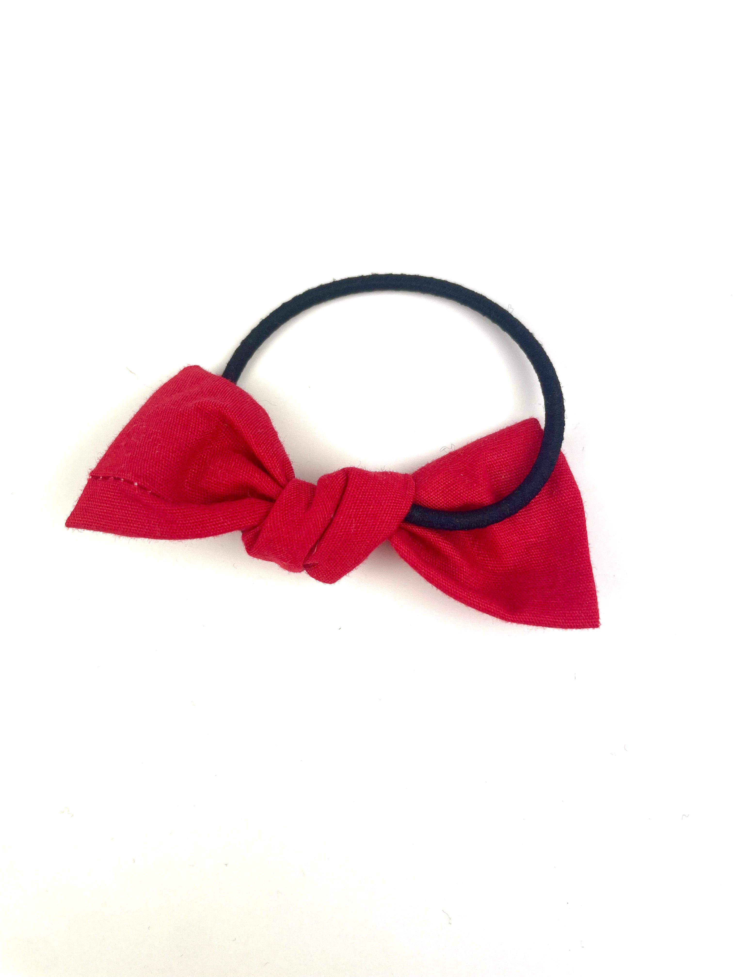 Elastique uni rouge vif