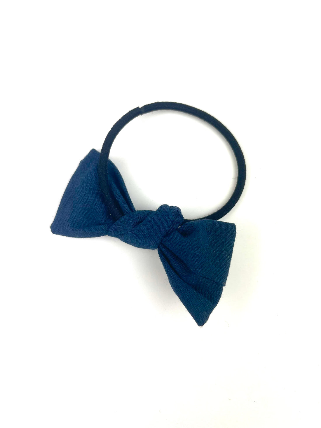 Elastique uni bleu marine