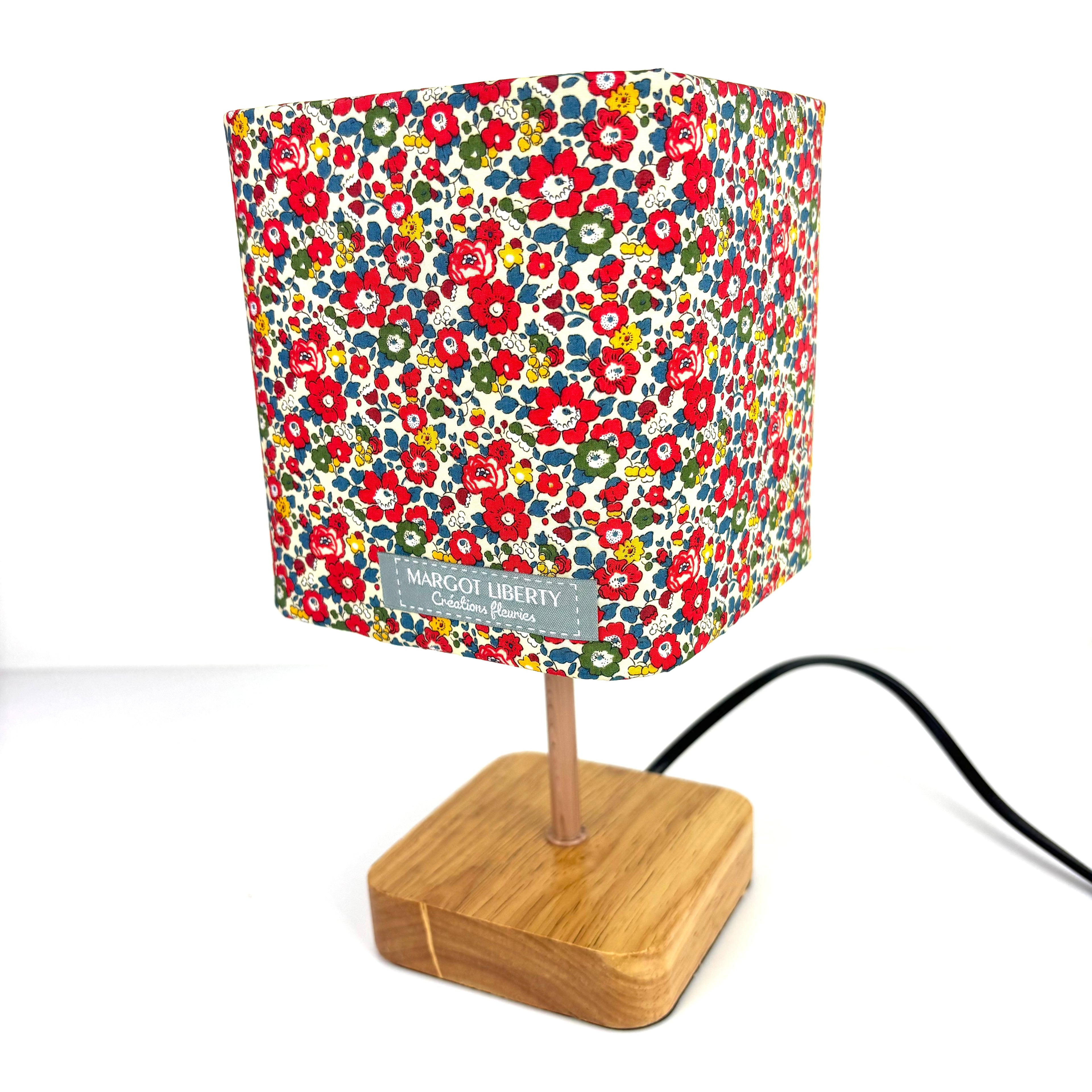 Lampe Liberty "Betsy ann Rouge Garance"