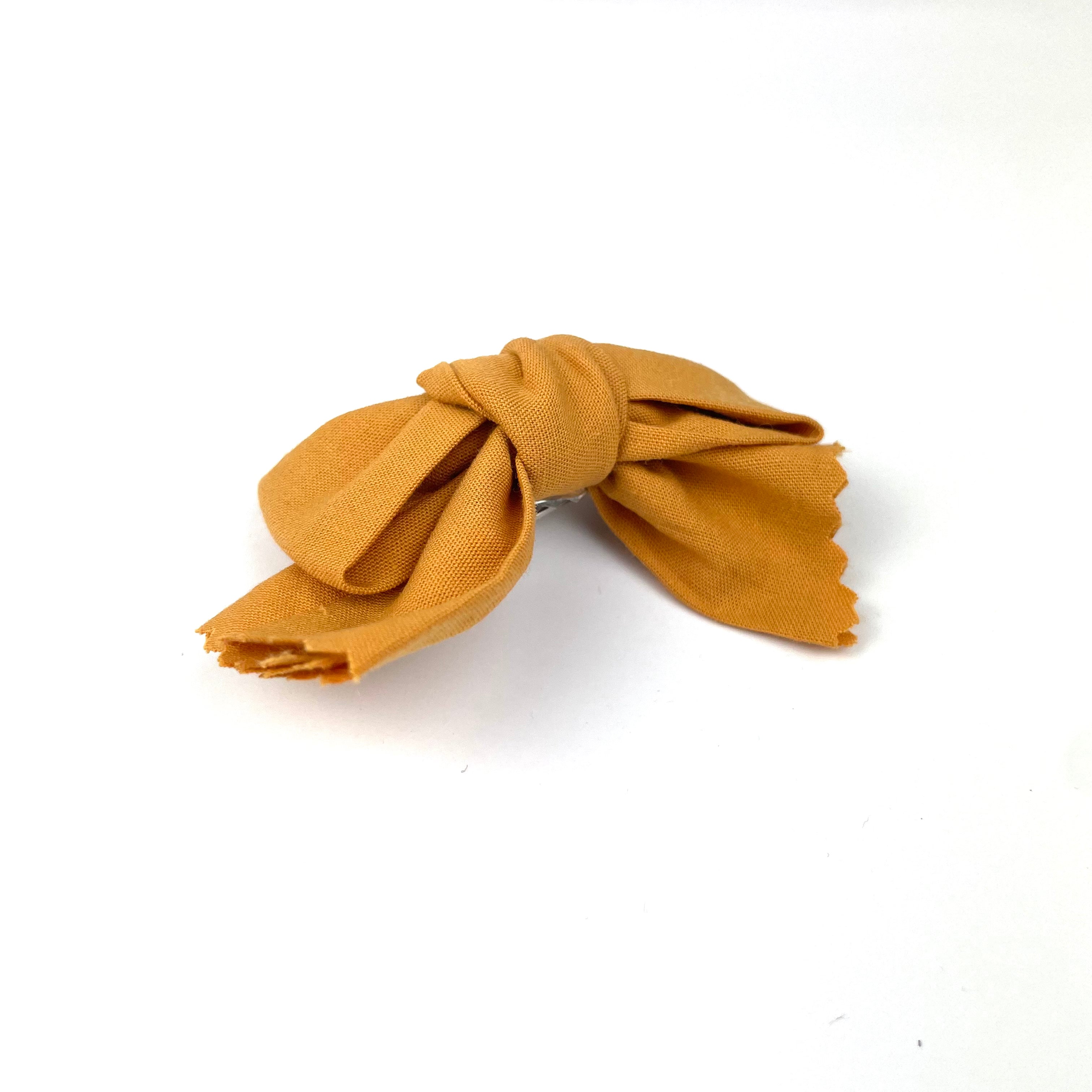 Barrette Chiky Chic "Jaune moutarde"