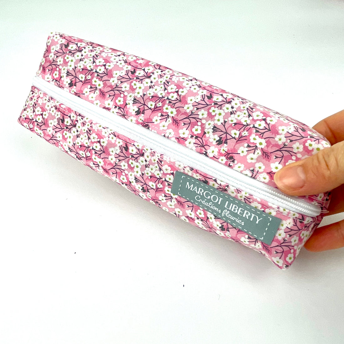 Trousse Liberty "Mitsi Orchidée rose"