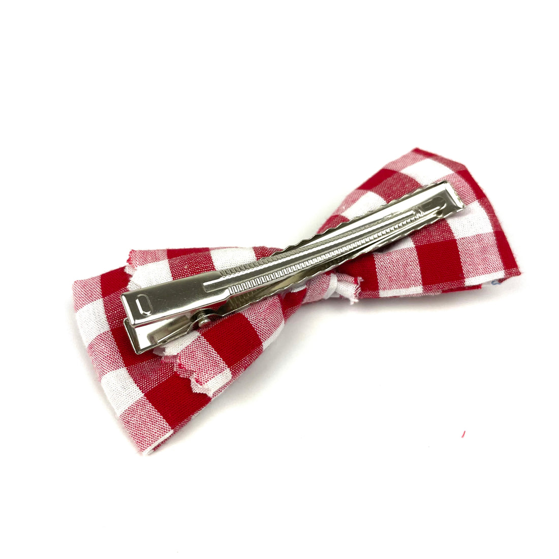 Grande Barrette "Vichy rouge"