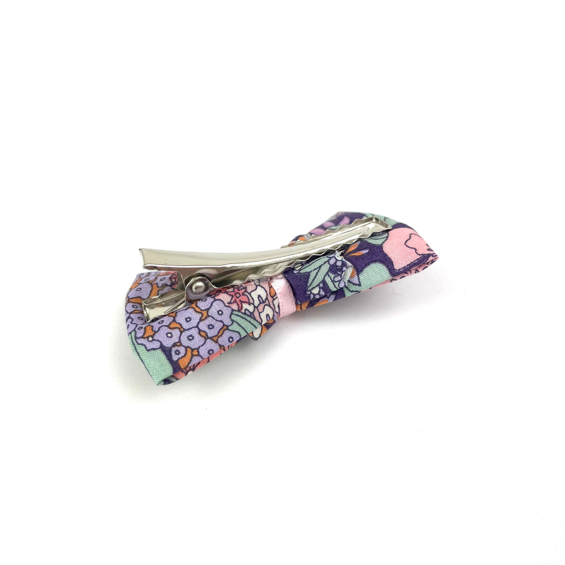 Petite Barrette Liberty "Ciara orchidée"