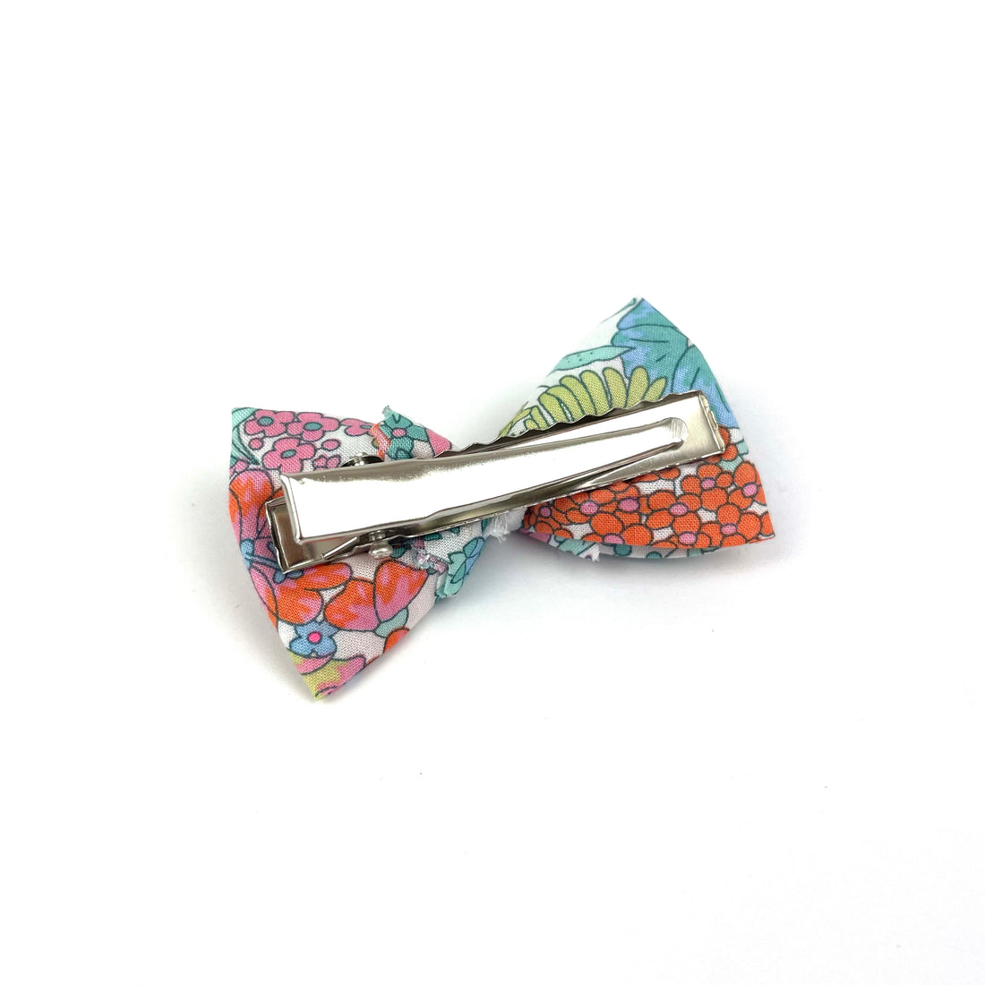 Petite Barrette Liberty "Margaret Annie Vahiné Fluo"