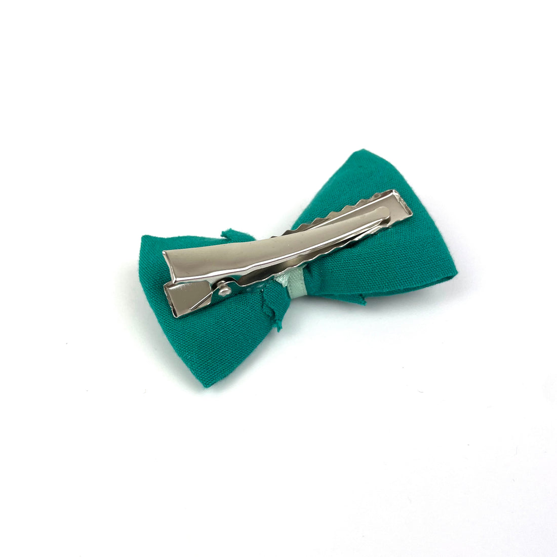 Petite Barrette "Vert canard"
