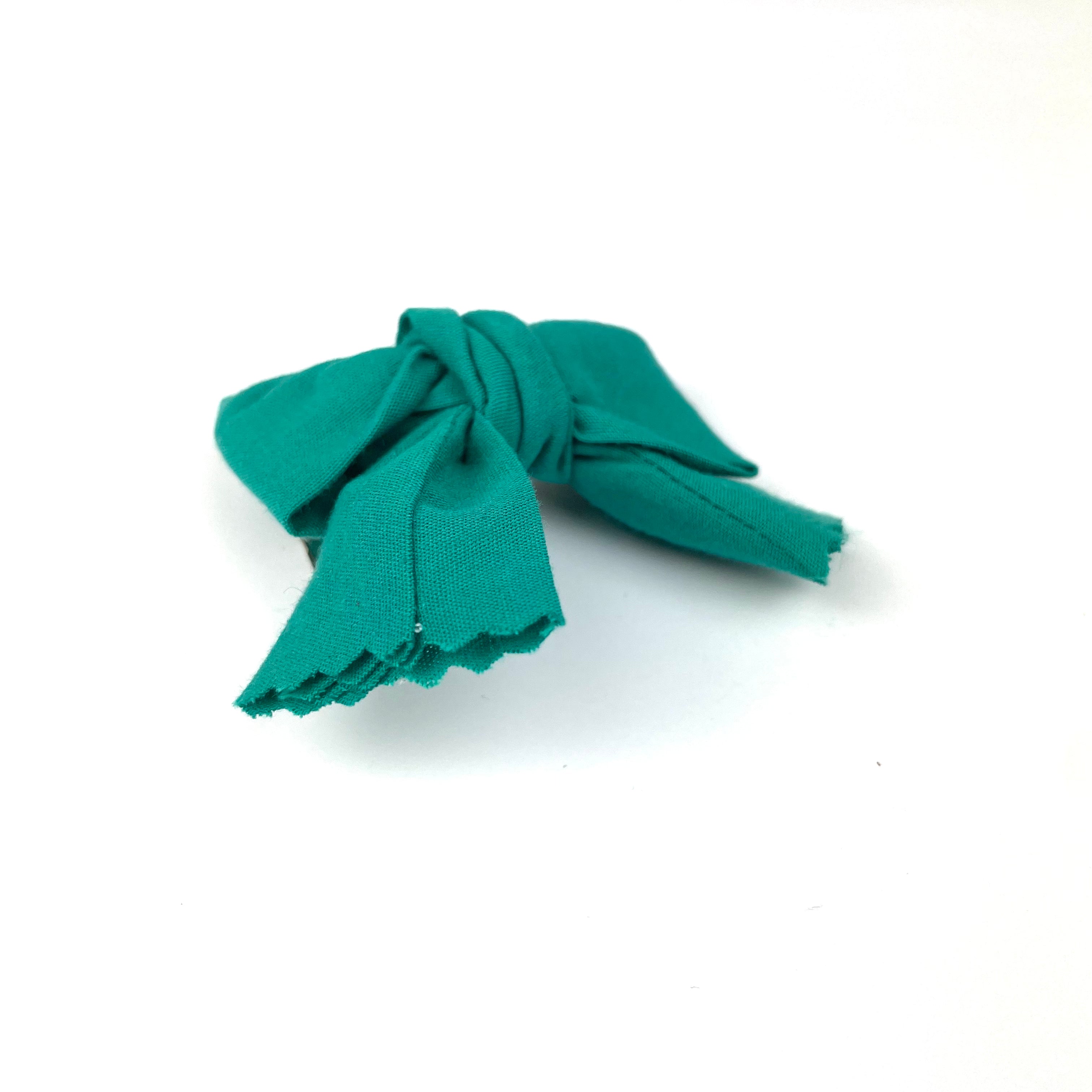 Barrette Chiky Chic "Vert canard"