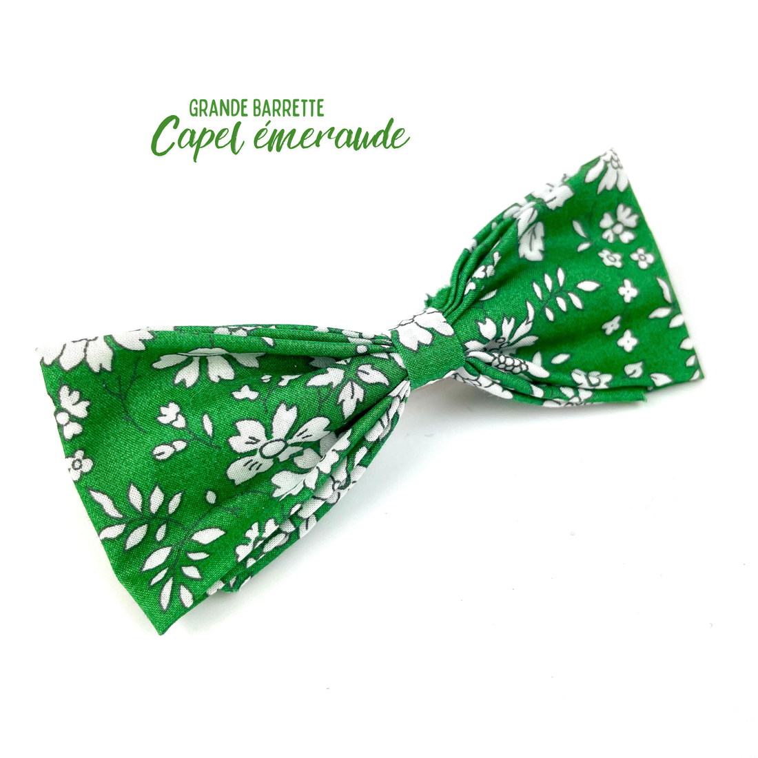 Grande Barrette Liberty "Capel Emeraude"