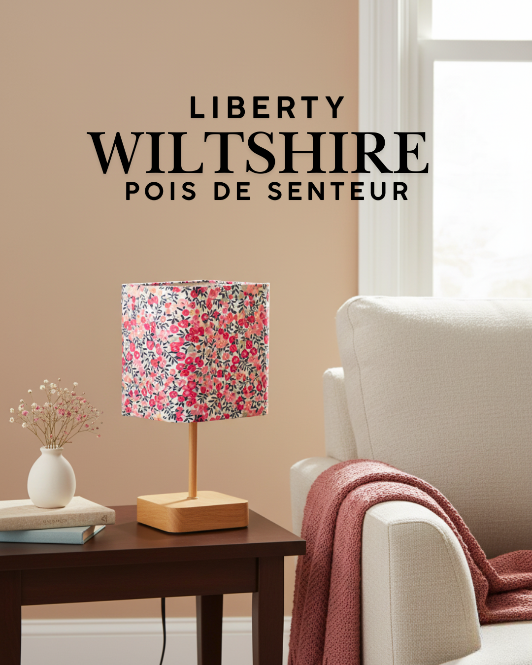 Lampe Liberty Wiltshire Pois de Senteur