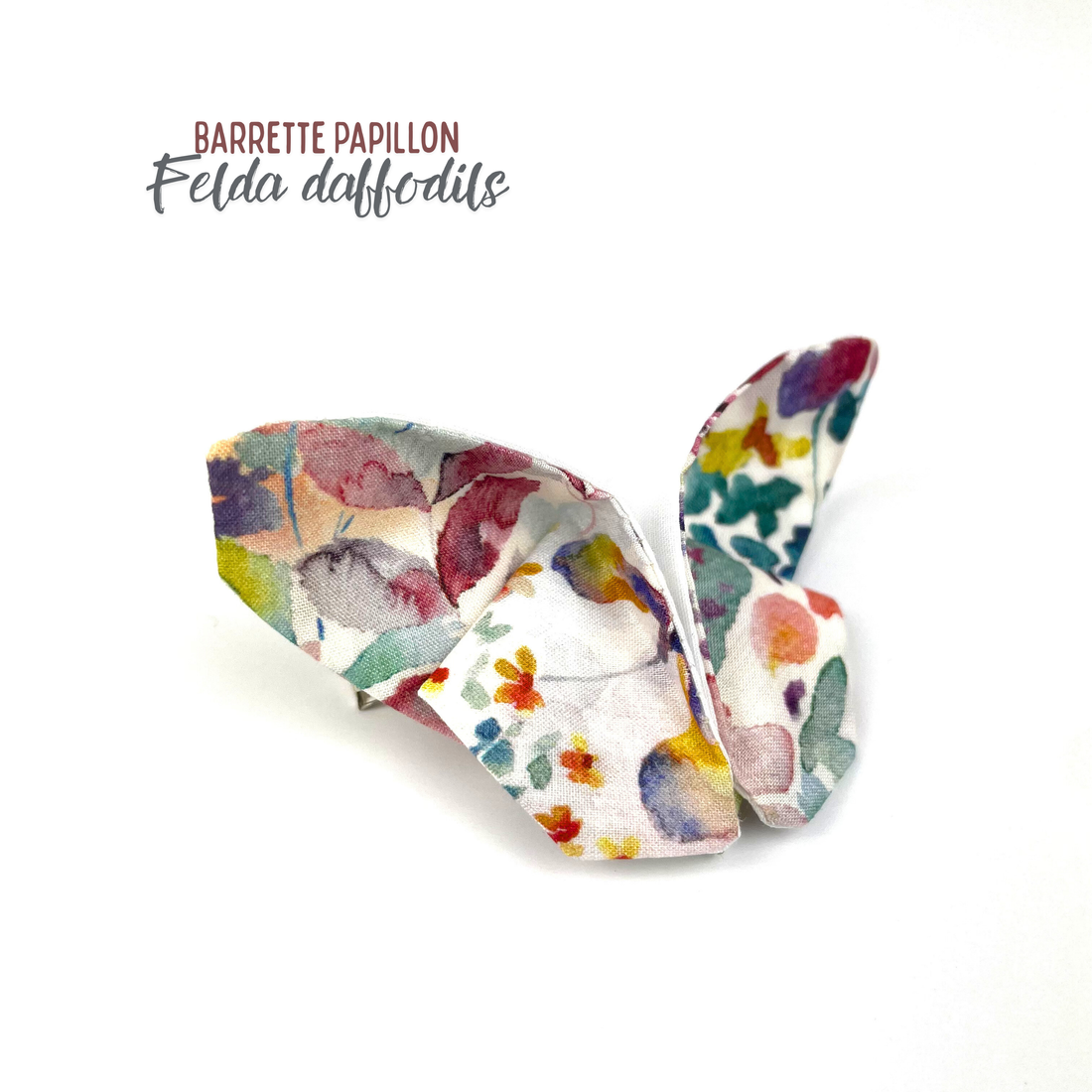 Barrette papillon Liberty "Felda Daffodils"