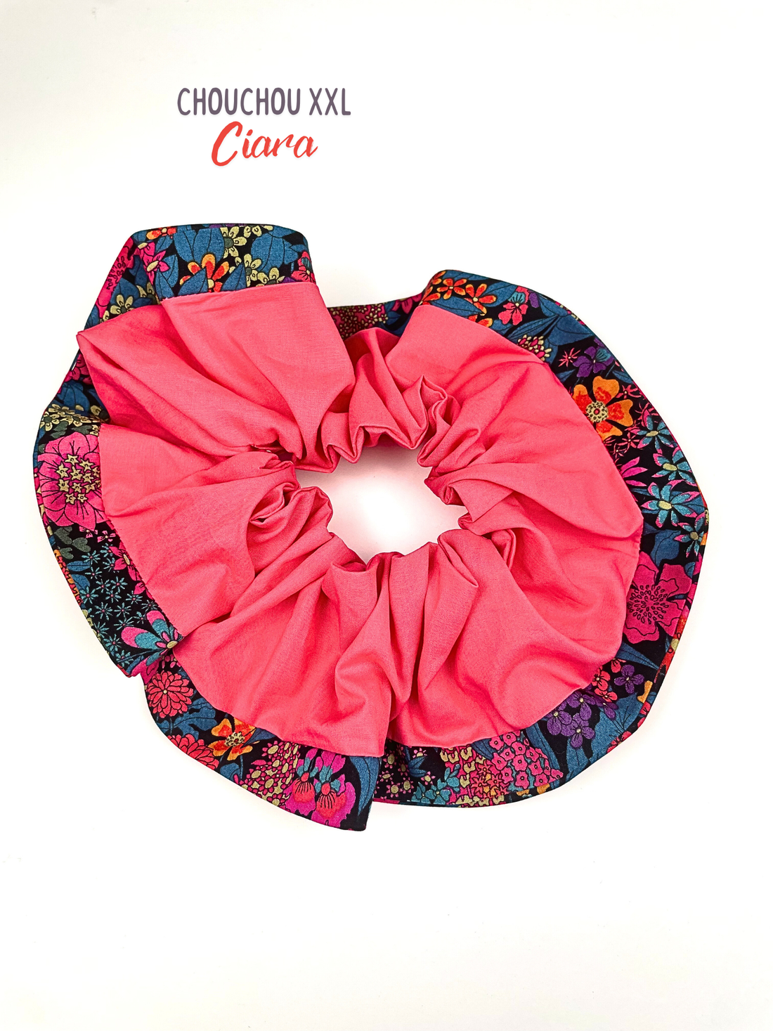 Chouchou XXL Liberty Ciara Pétrole