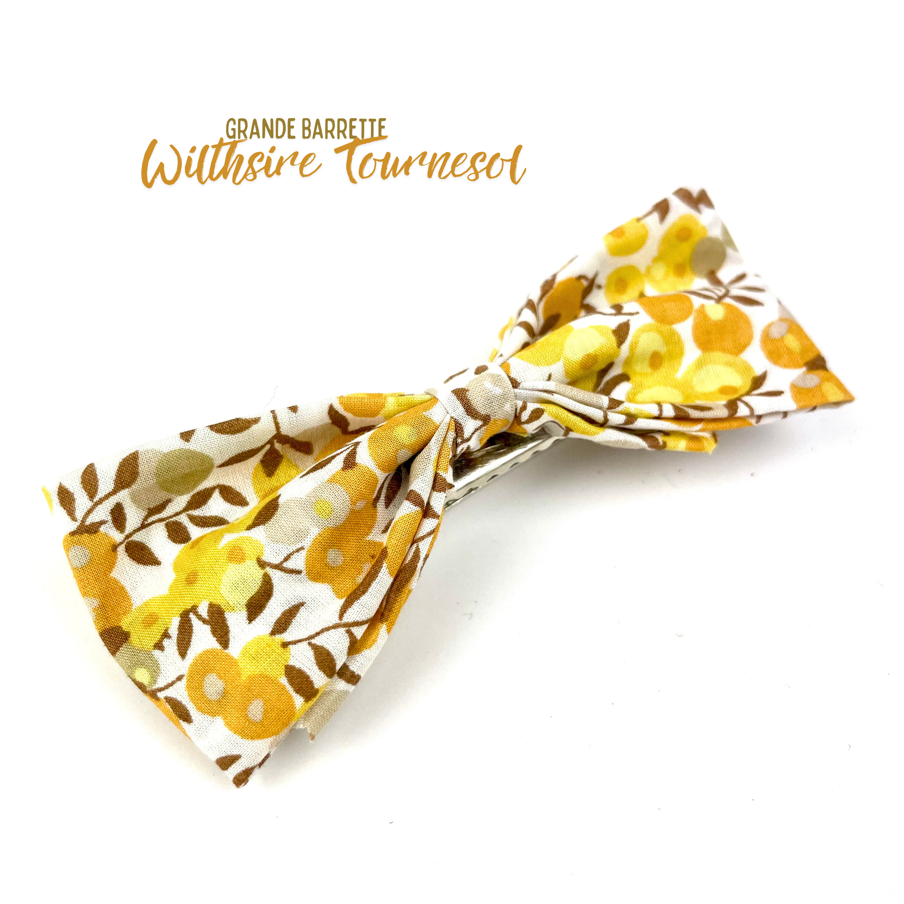 Grande Barrette Liberty "Wiltshire tournesol"