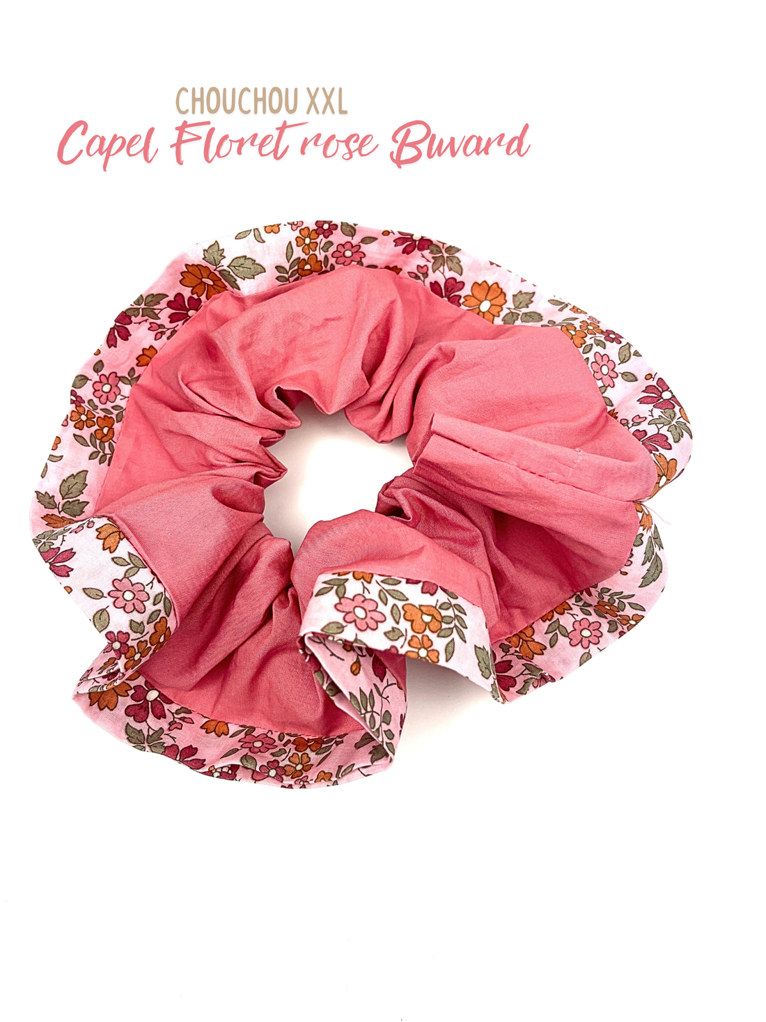 Chouchou XXL Liberty Capel Floret rose buvard