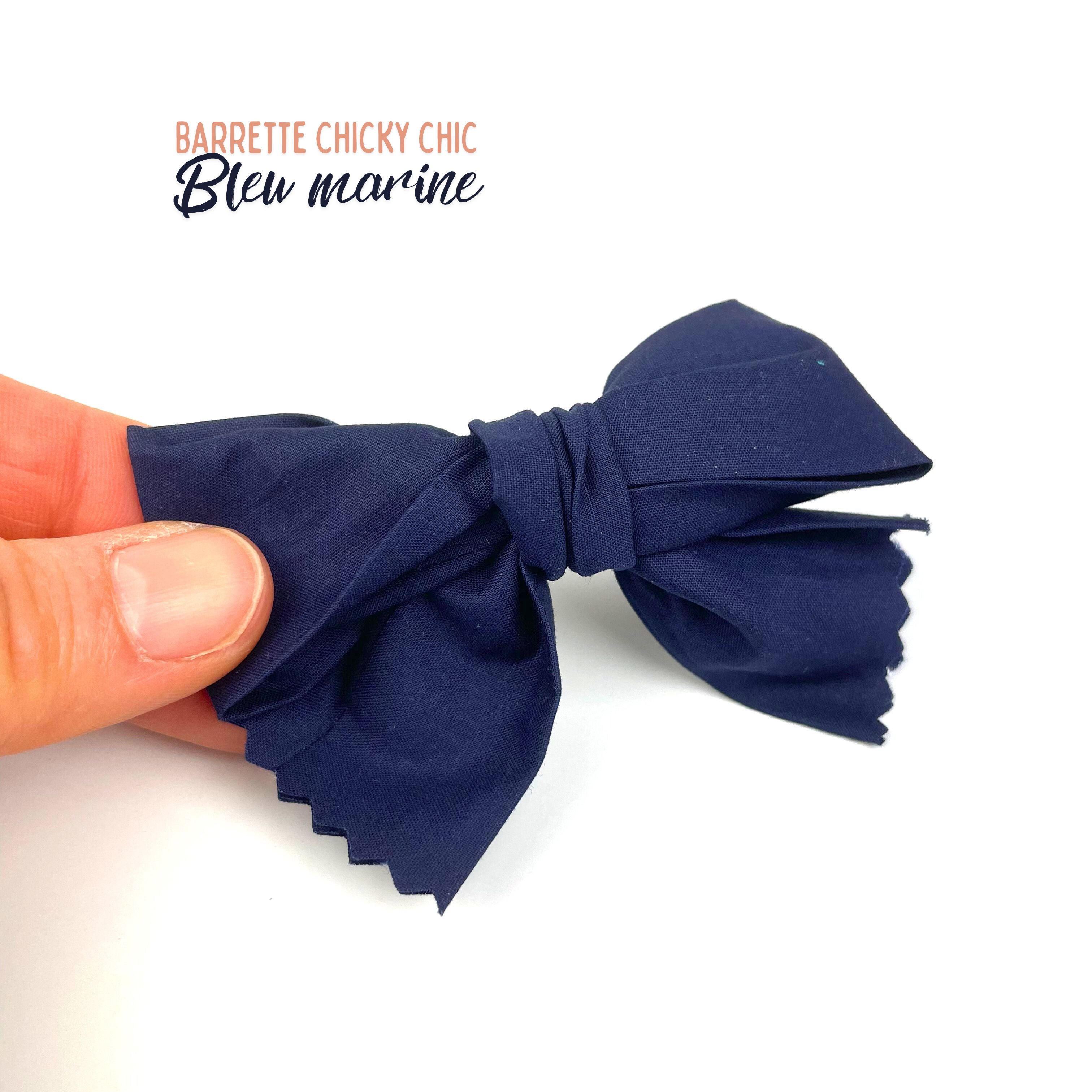 Barrette Chiky Chic "Bleu marine"