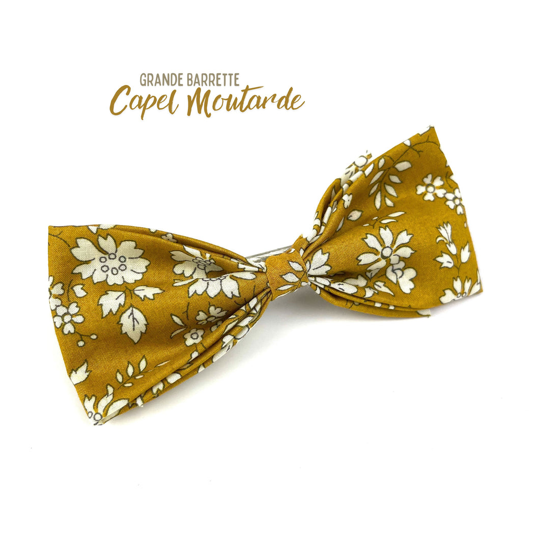 Grande Barrette Liberty "Capel Moutarde"