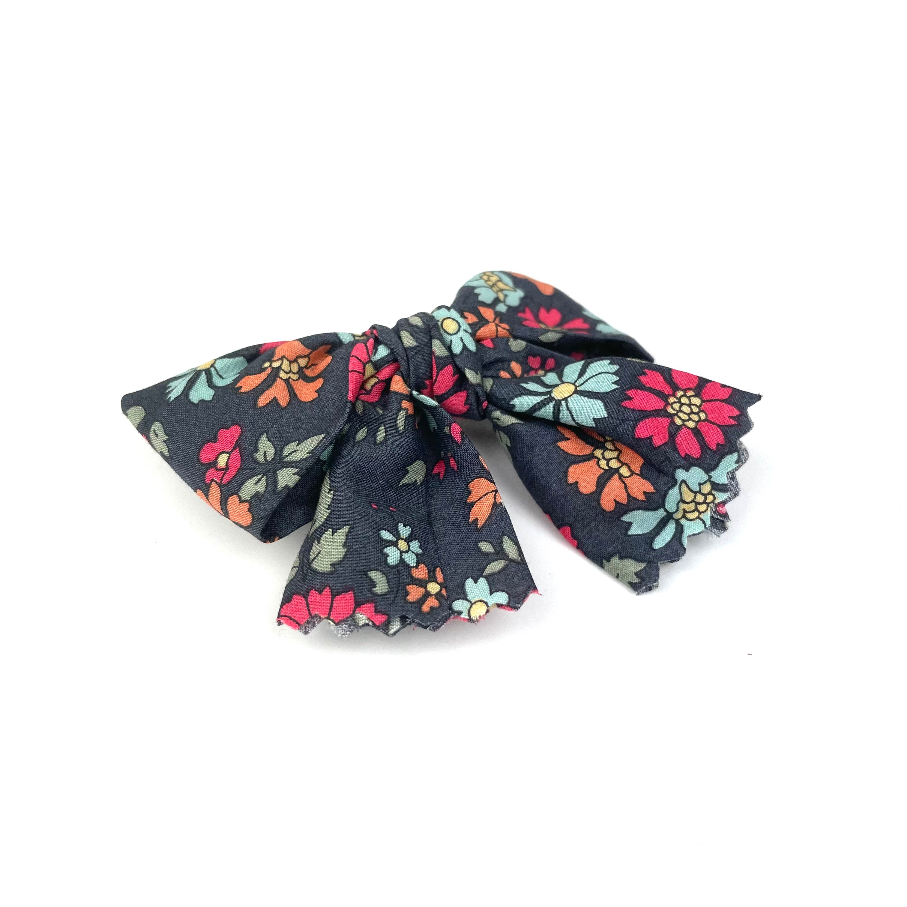 Barrette Chiky Chic Liberty "Capel Floret Ardoise"