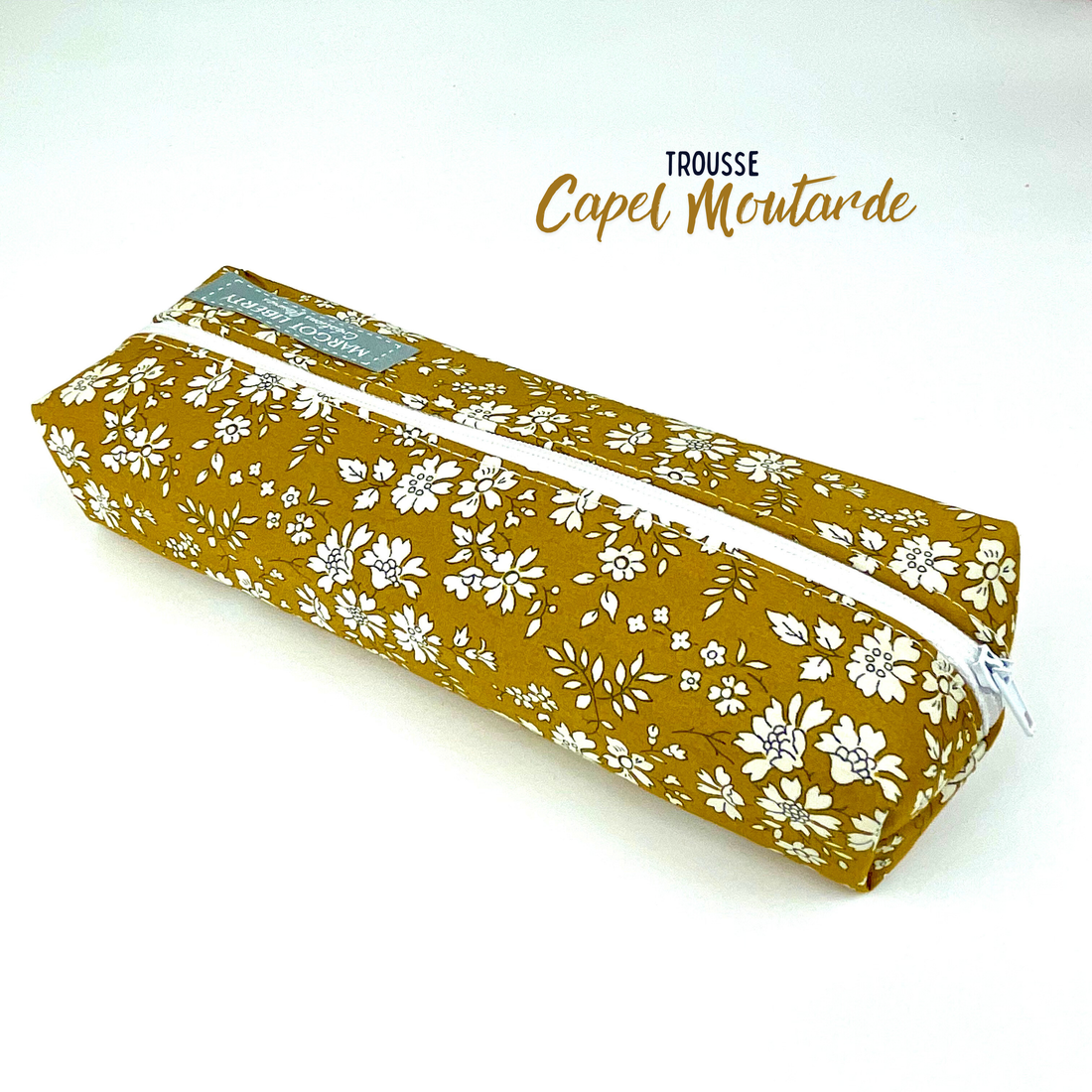 Trousse Liberty "Capel moutarde"