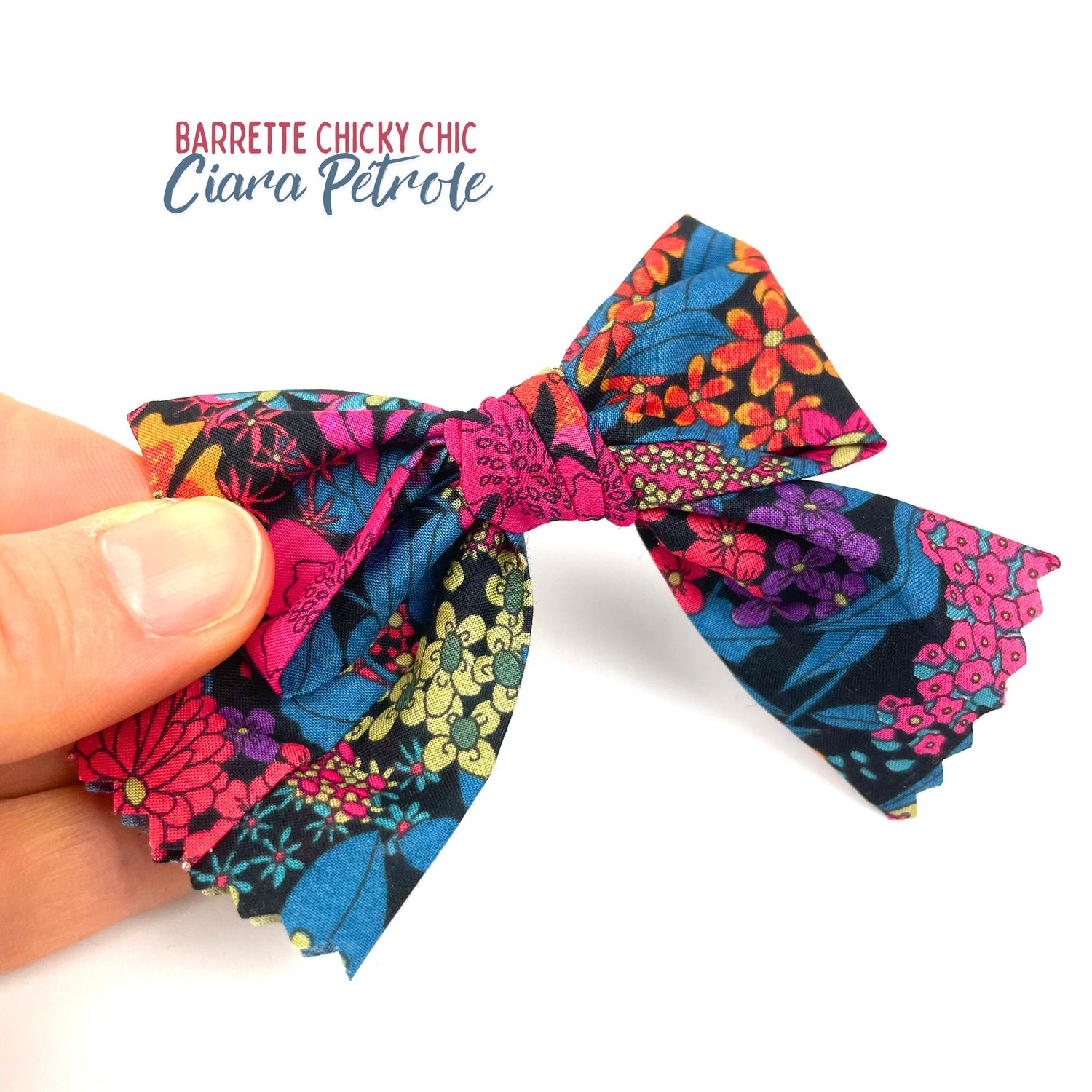 Barrette Chiky Chic Liberty "Ciara pétrole"