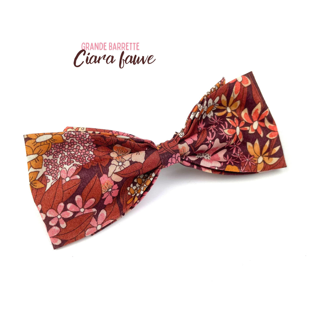 Grande Barrette Liberty "Ciara Fauve"