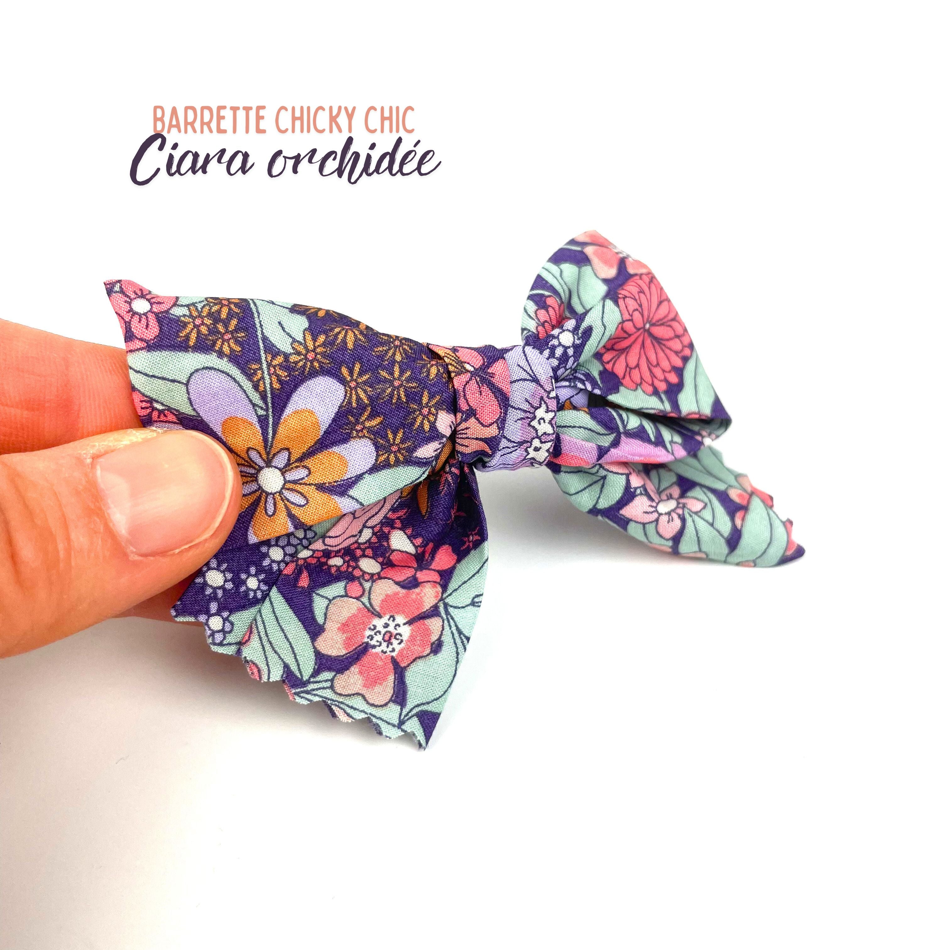 Barrette Chiky Chic Liberty "Ciara Orchidée"