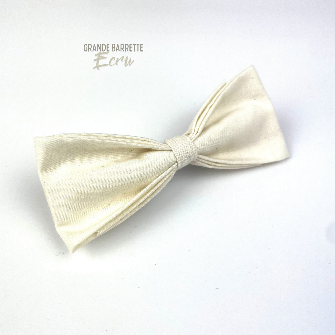 Grande Barrette "Ecru"