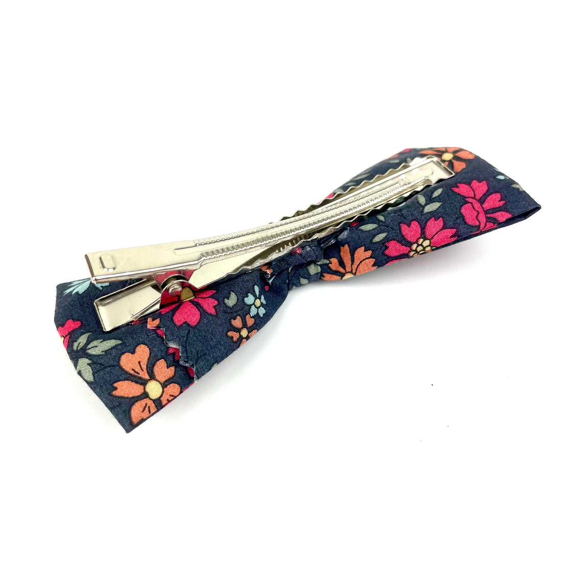 Grande Barrette Liberty "Capel Floret Ardoise"