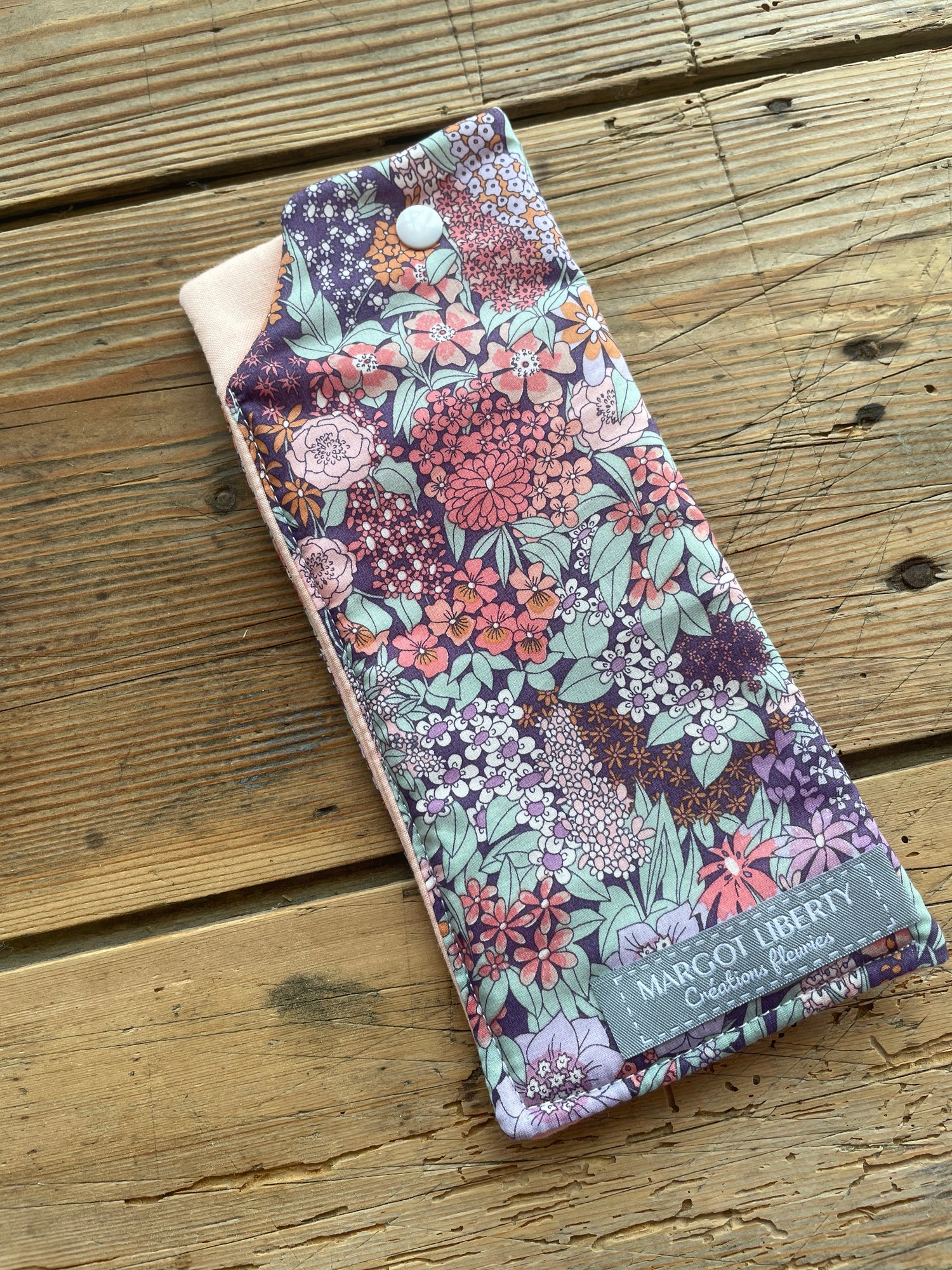 Etui à lunette Liberty Ciara orchidée
