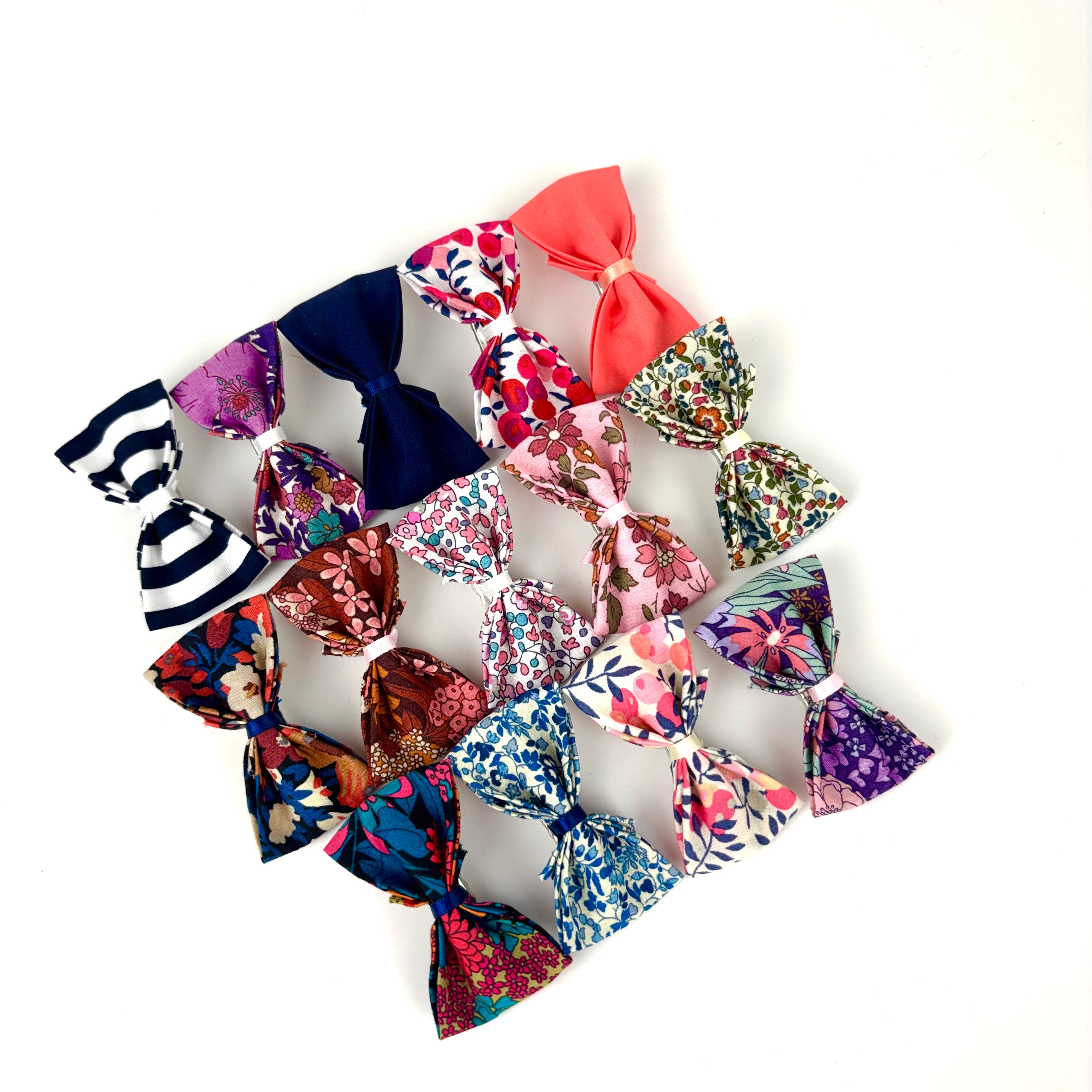 Lot de 14 barrettes "Liberty of London"