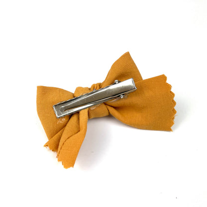 Barrette Chiky Chic "Jaune moutarde"