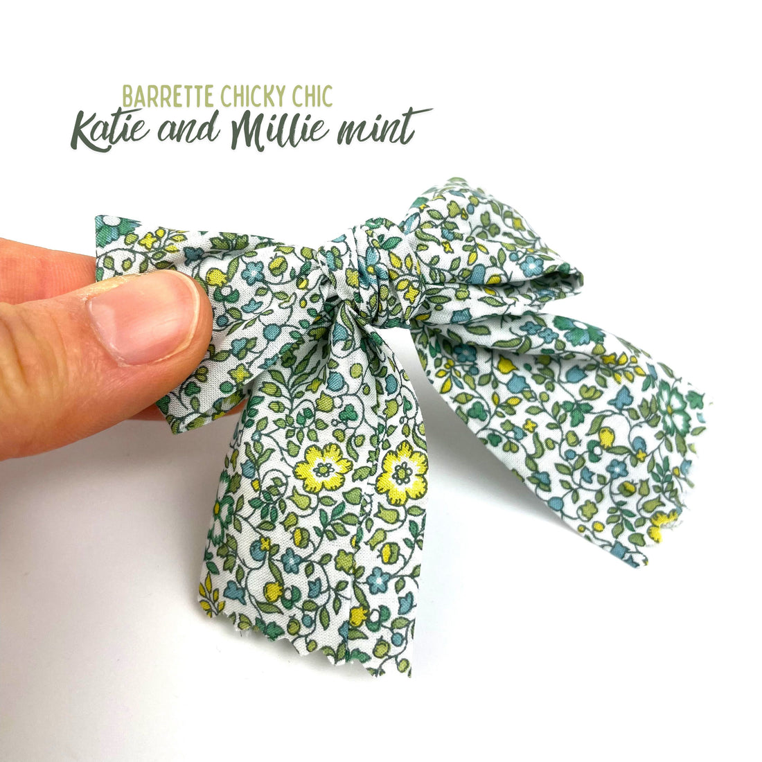 Barrette Chiky Chic Liberty "Katie and Millie mint"