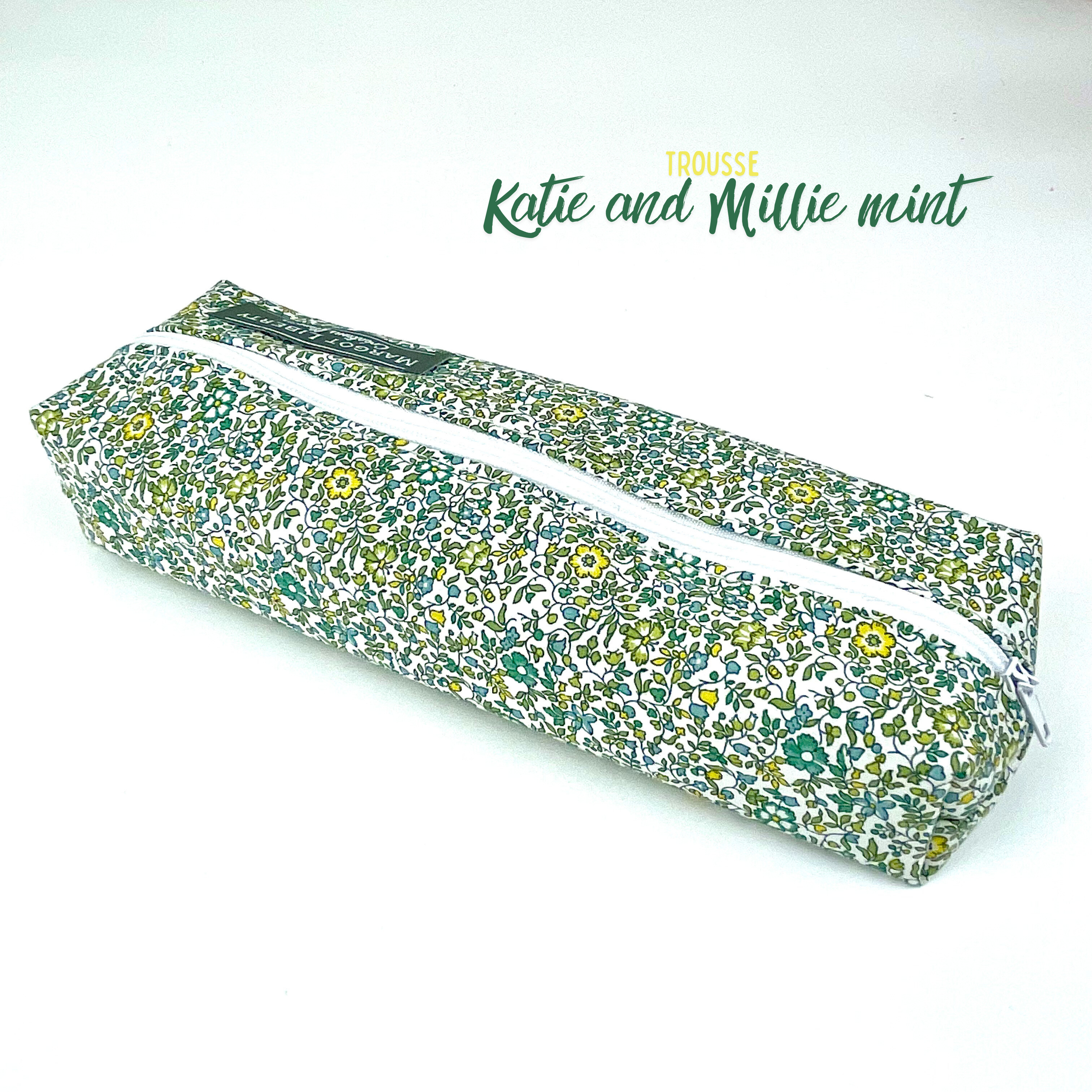 Trousse Liberty "Katie and Millie mint"