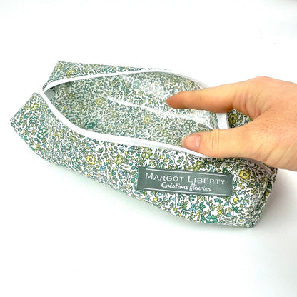 Trousse Liberty "Katie and Millie mint"