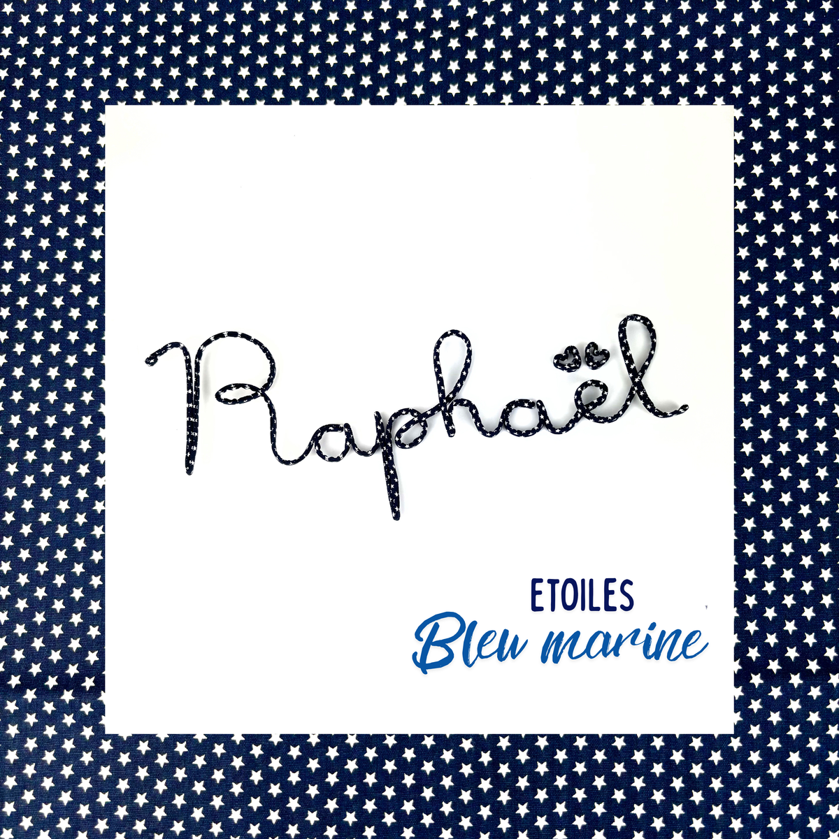 Prénom personnalisé fait-main