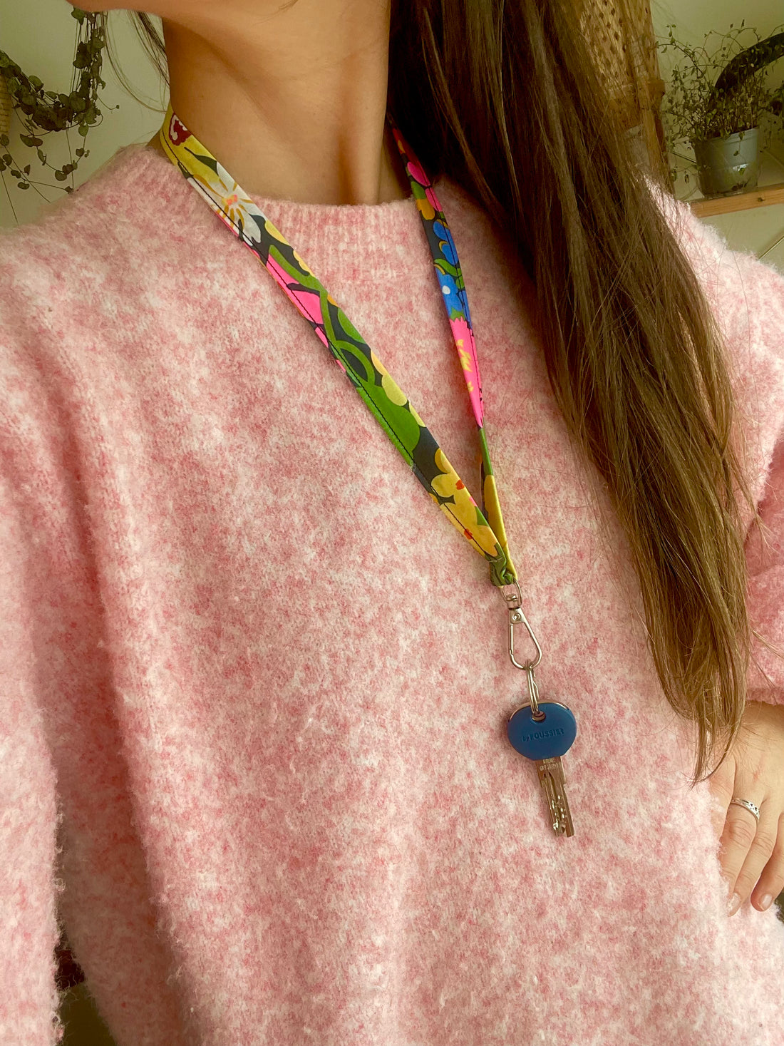 Tour de cou (dragonne) "Liberty Lord Thorpe fluo rose"