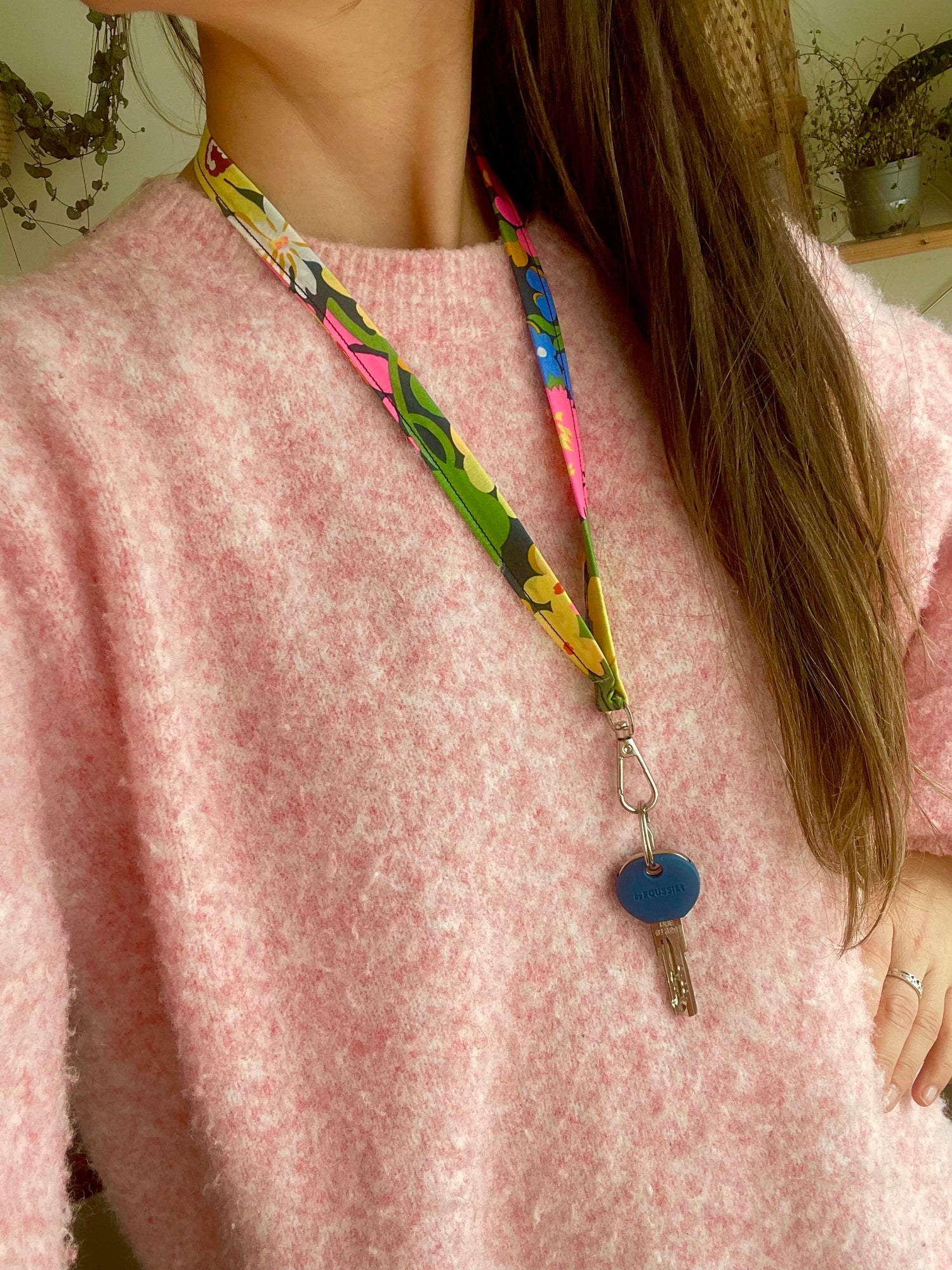 Tour de cou (dragonne) "Liberty Lord Thorpe fluo rose"