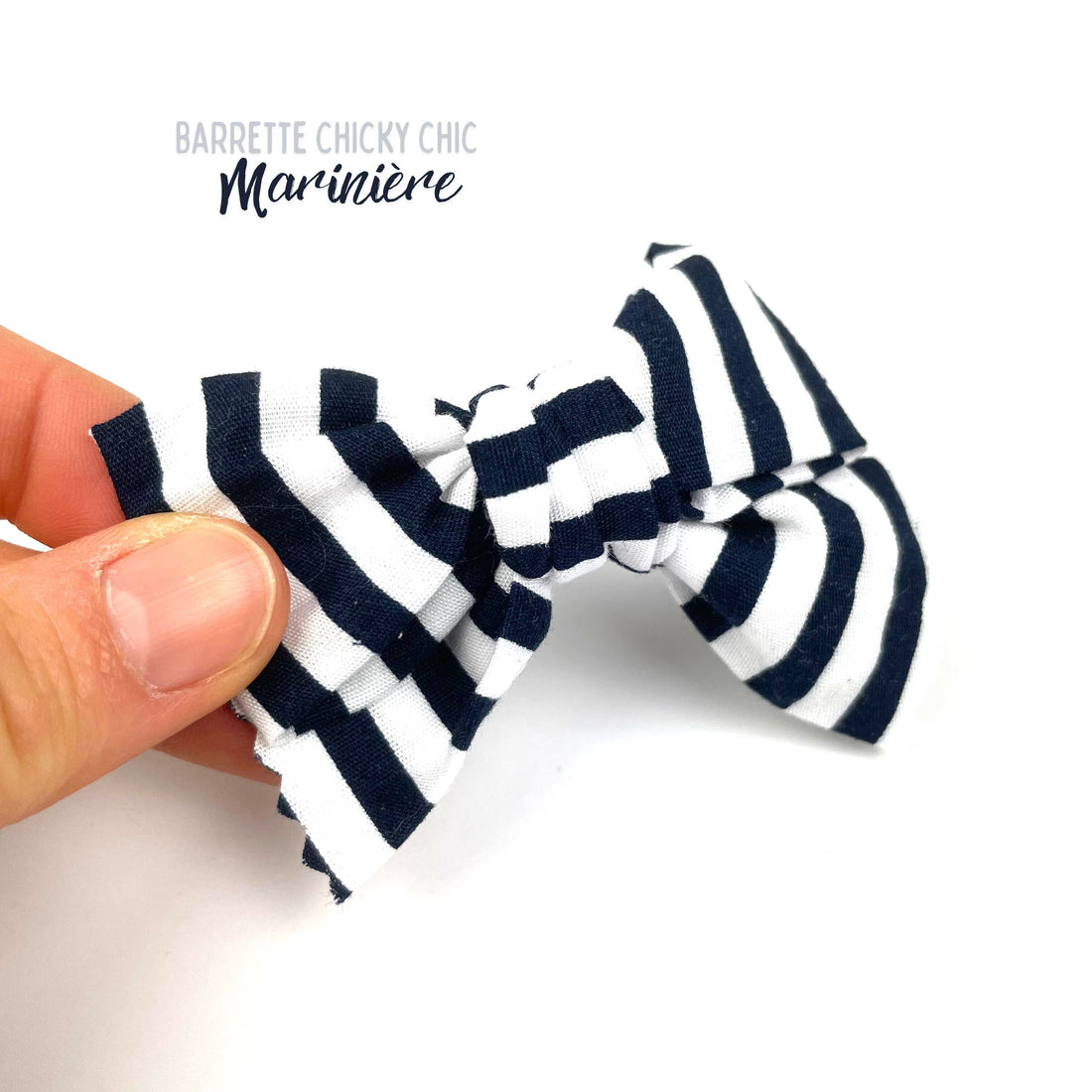 Barrette Chiky Chic "Marinière"