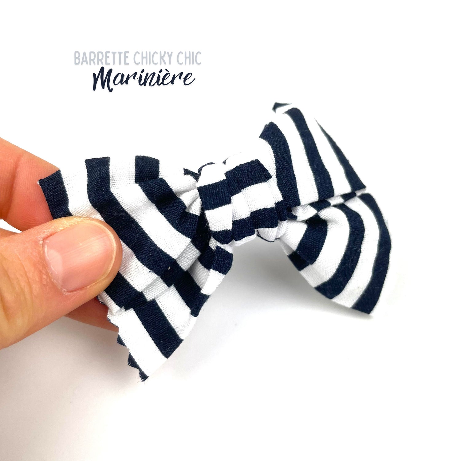 Barrette Chiky Chic "Marinière"