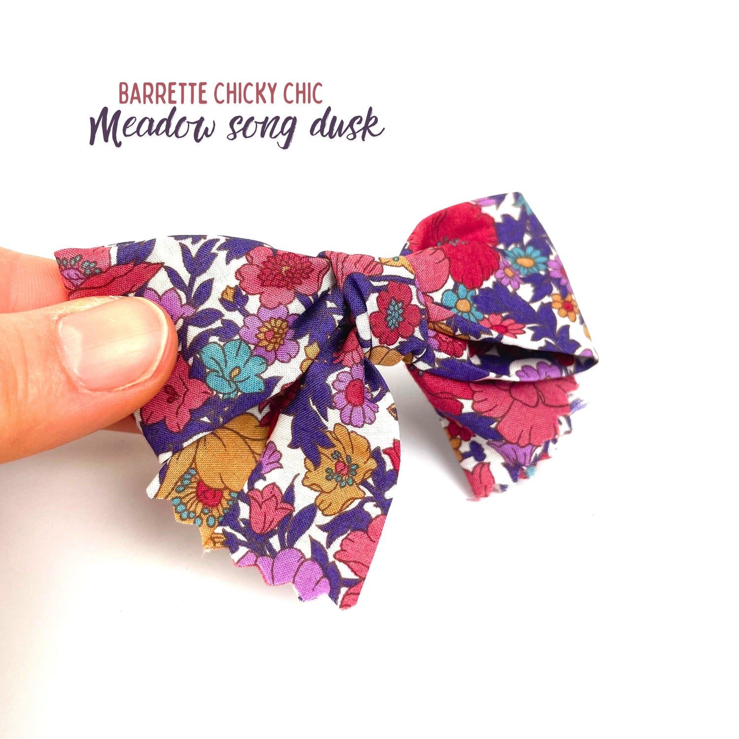 Barrette Chiky Chic Liberty "Meadow song dusk"
