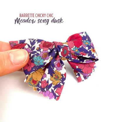 Barrette Chiky Chic Liberty "Meadow song dusk"