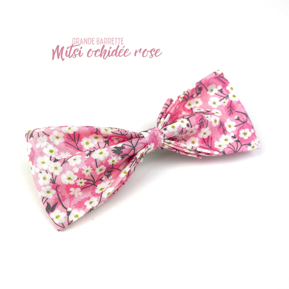Grande Barrette Liberty "Mitsi rose"